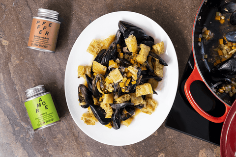 Miesmuscheln mit Amore - STAY SPICED !