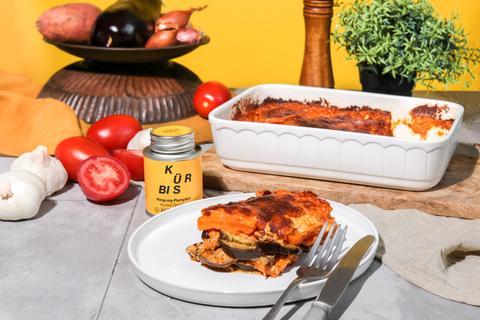 Süßkartoffel Auberginenlasagne - STAY SPICED !
