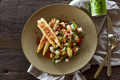 Spargel mit knusprigen Brotmantel - STAY SPICED !