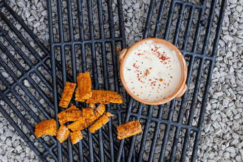 Maisribs mit Dukkah und Cheddar Cheese Dip - STAY SPICED !