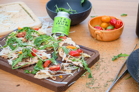 Levantes Bruschetta- Fladenbrot mit Kohlrabi und Cherrytomaten - STAY SPICED !