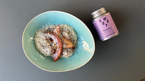 Sweet Heart mit Kürbis, Kaffee, weißer Schokolade und Feta - STAY SPICED !