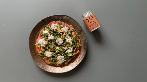 Wassermelonen-Carpaccio mit Passe Pierre und Passionsfrucht - STAY SPICED !