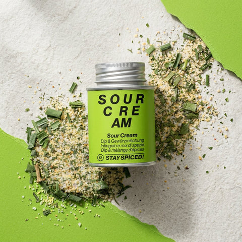 Crème aigre - Sauce et mélange d'épices