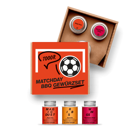 MATCHDAY BBQ | Gewürze Set | 3er Geschenkbox