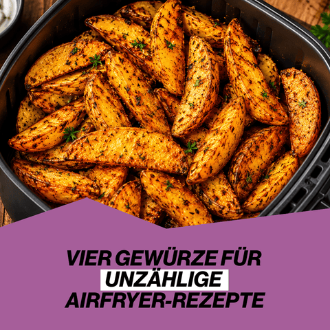 AirFryer Box | Gewürze Set | 4er Geschenkbox - STAY SPICED ! - 59531x