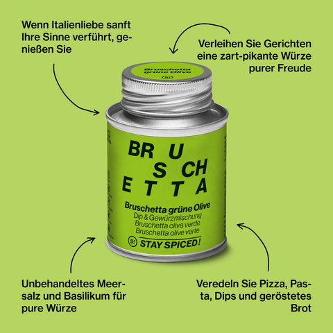 Bruschetta grüne Olive - STAY SPICED ! - 63020xL