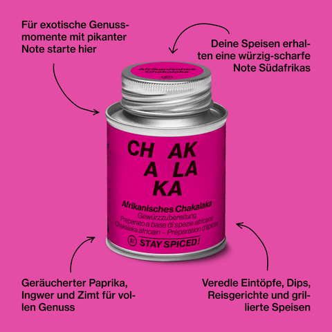 Chakalaka - exotische Gewürzmischung - STAY SPICED ! - 66013xL