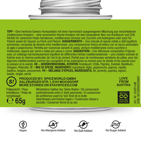 Mix di spezie Aglio e Peperoncino