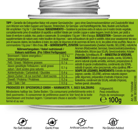 Gemüsesuppe - STAY SPICED ! - 72000xM
