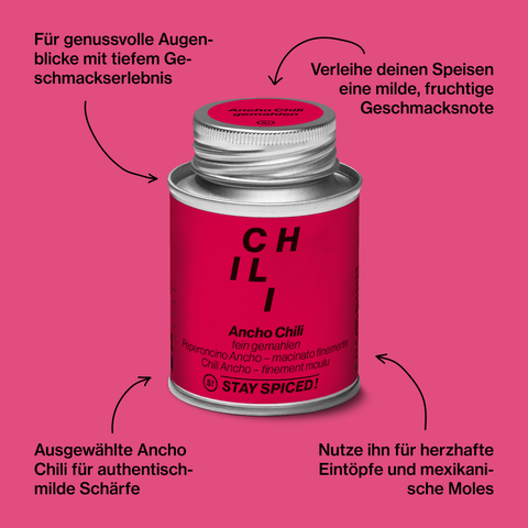 Ancho Chili gemahlen - STAY SPICED ! - 56002xM