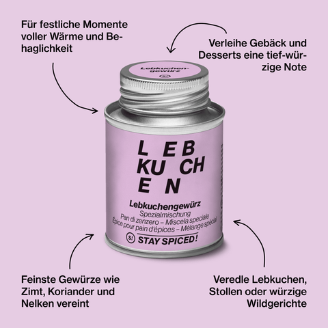 Lebkuchengewürz "SPICE-spezial" - STAY SPICED ! - 68205xL