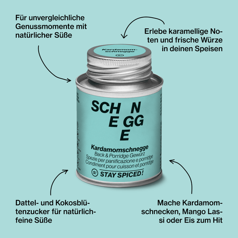 Kardamomschnegge - STAY SPICED ! - 58128xM