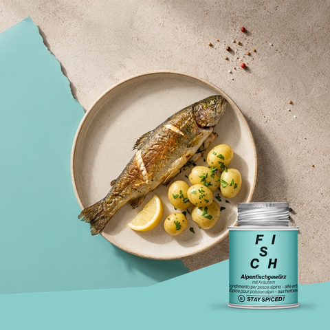 Assaisonnement alpin pour poisson aux herbes