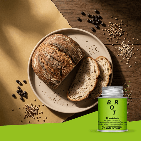 Alpenkräuter Brot Mischung, für den Teig - STAY SPICED ! - 69001xM