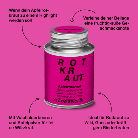 Apfelrotkraut Gewürz - STAY SPICED ! - 60028xS