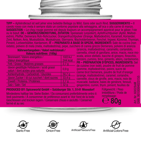 Apfelrotkraut Gewürz - STAY SPICED ! - 60028xS