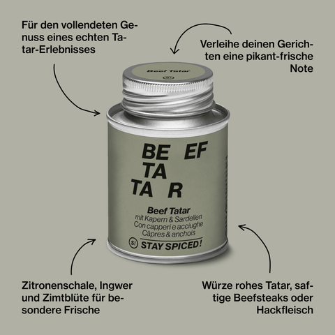 Beefsteak Tatar DELUXE - STAY SPICED ! - 60046xM