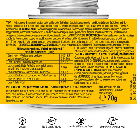 BOS!S – Du bist der Boss, du gibst den Geschmack an! - STAY SPICED ! - 60014xM