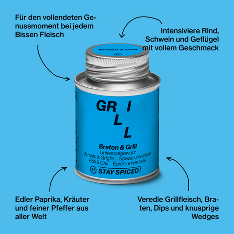 Braten & Grillgewürz Universal - STAY SPICED ! - 60121xM