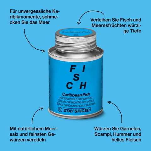 Caribbean Fish - Karibisches Fischgewürz - STAY SPICED ! - 61005xM