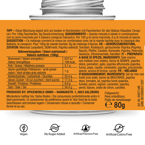 Cevapcici - STAY SPICED ! - 60071xM