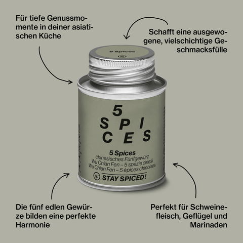 Chinesisches Fünferlei - 5 Spices - Wu Chian Fen - STAY SPICED ! - 64109xM