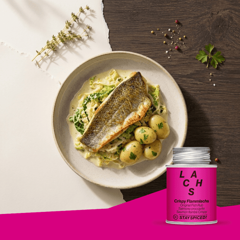 Crispy Flammlachs, Original Fish Rub - STAY SPICED ! - 62048xM