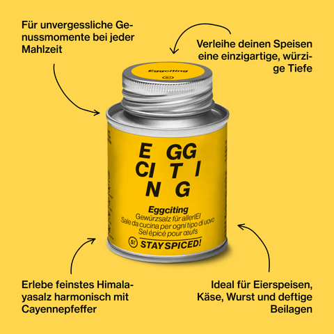 Eggciting - Gewürzsalz für allerlEI - STAY SPICED ! - 60059xM