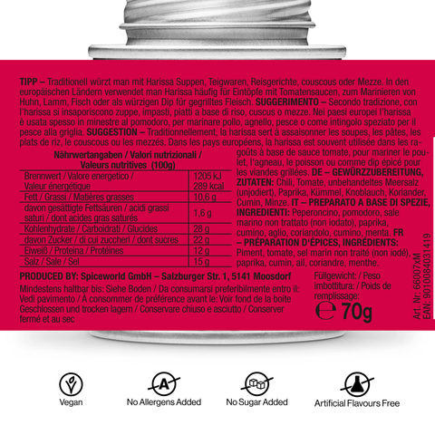 Harissa - Marokko Style - STAY SPICED ! - 66007xM