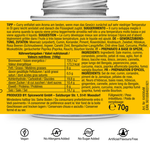 Liebescurry "Marrakesch" - erotisch fruchtige Currymischung - STAY SPICED ! - 64006xM