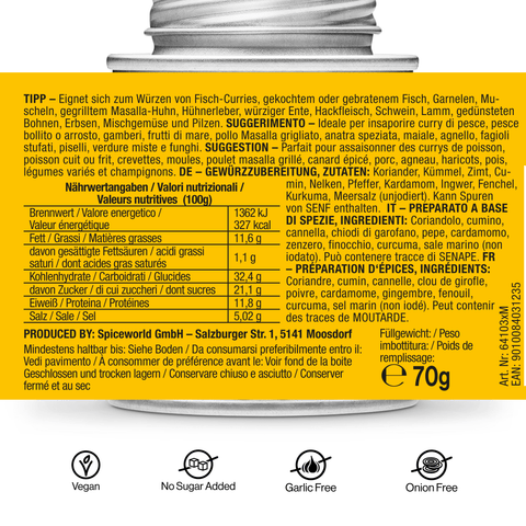 Garam Masala - indische Gewürzzubereitung - STAY SPICED ! - 64103xL
