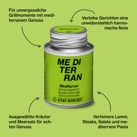 Mediterran - Universalgewürz - STAY SPICED ! - 62005xM