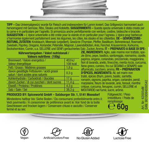 Mediterran - Universalgewürz - STAY SPICED ! - 62005xM