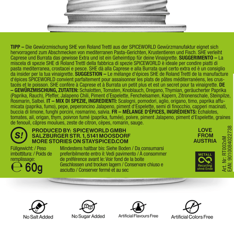 Roland Trettl - Mediterran - SHE - EDITION - STAY SPICED ! - RT002xM
