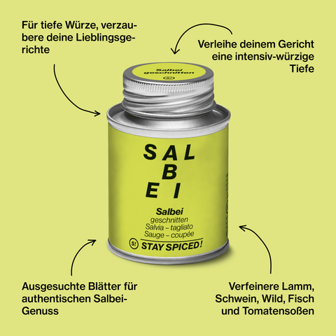 Salbei geschnitten - STAY SPICED ! - 50171xM