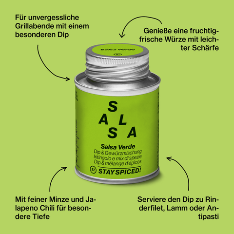 Salsa Verde - Dip & Gewürzmischung - STAY SPICED ! - 60063xM