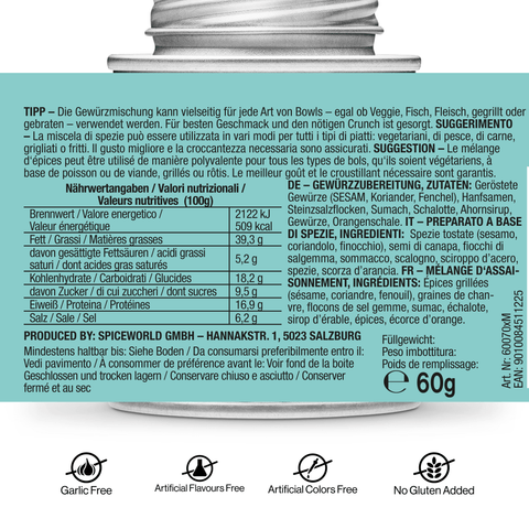 Salty Bowl Spice - STAY SPICED ! - 60070xM