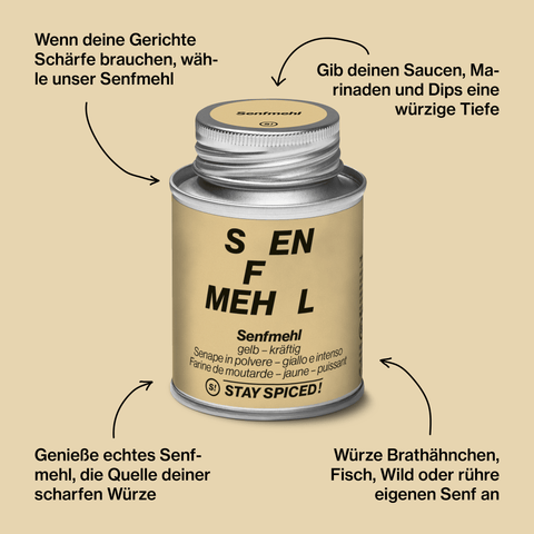 Senfmehl gelb - STAY SPICED ! - 50181xM