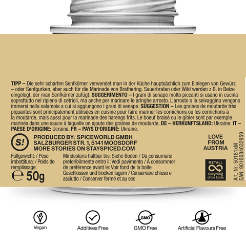 Senfmehl gelb - STAY SPICED ! - 50181xM