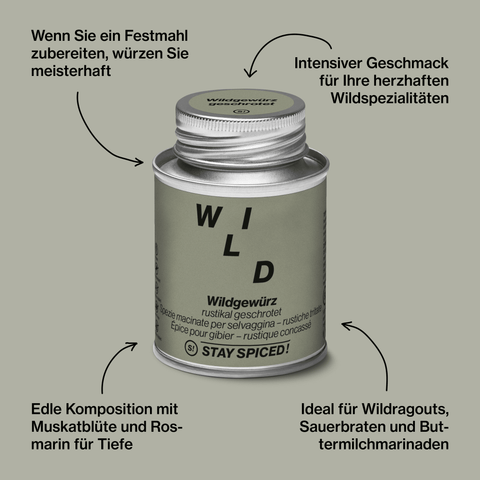 Wildgewürz rustikal - STAY SPICED ! - 60025xM