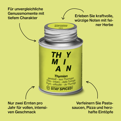 Thymian gerebelt - original Thüringer - STAY SPICED ! - 50191xM
