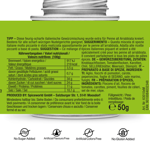 Penne all Arrabbiata - STAY SPICED ! - 63010xM