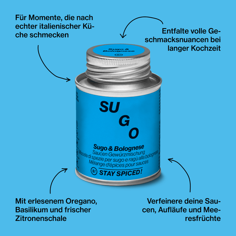 Sugo und Bolognese Gewürz - STAY SPICED ! - 63014xM