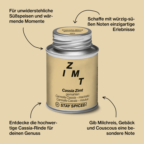Zimt Cassia gemahlen - STAY SPICED ! - 50196xM