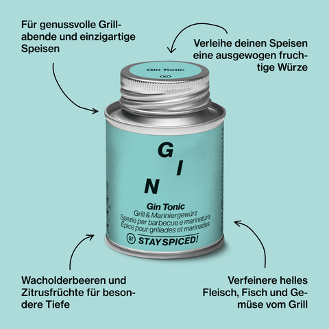 Gin TonicGin Tonic, Grill & Mariniergewürz - STAY SPICED ! - 60060xM