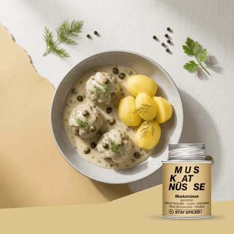 Muskatnüsse dunkel gemahlen - STAY SPICED ! - 50146xM