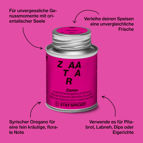 Zaatar Gewürzmischung - STAY SPICED ! - 66001xM