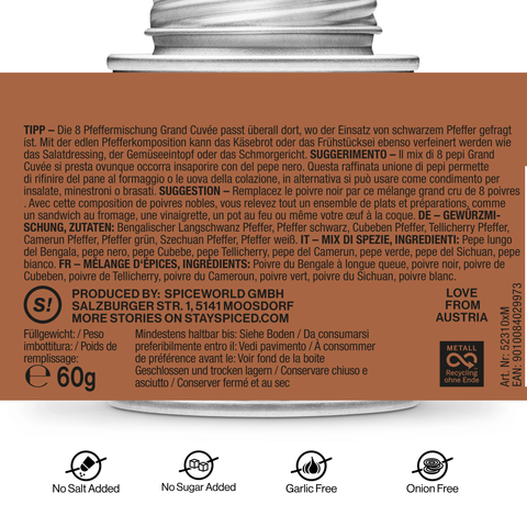 8 Pfeffermischung - Grand Cuvée - STAY SPICED ! - 52310xM