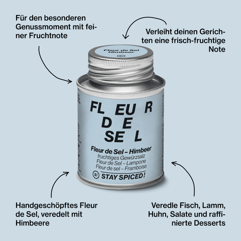 Fleur de Sel / Flor de Sal - Himbeer - STAY SPICED ! - 54307xL